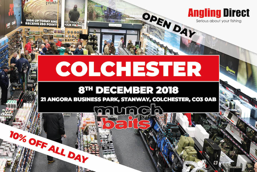 Angling Direct Colchester Munch Baits Open Day