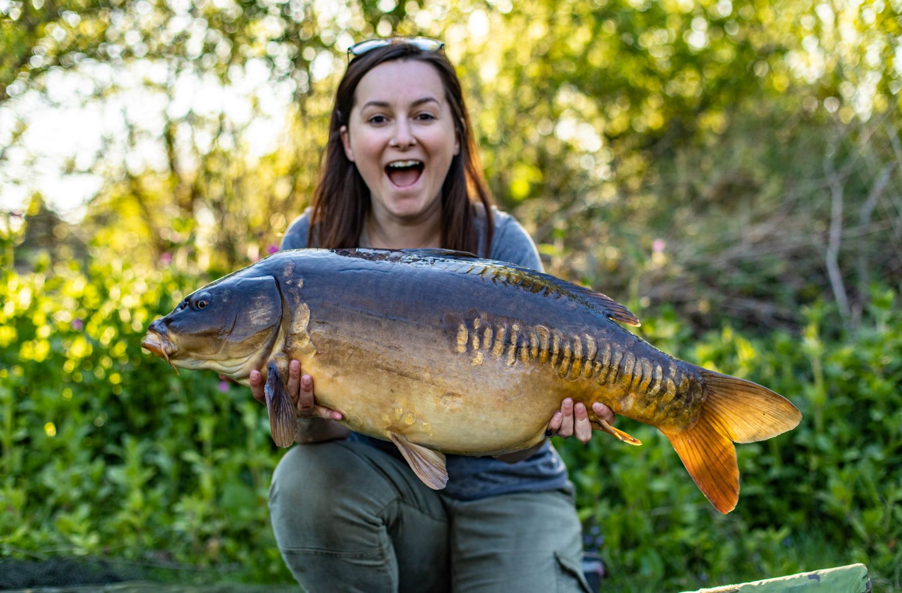 My First Time Surface Fishing for Carp – With Amanda Hook