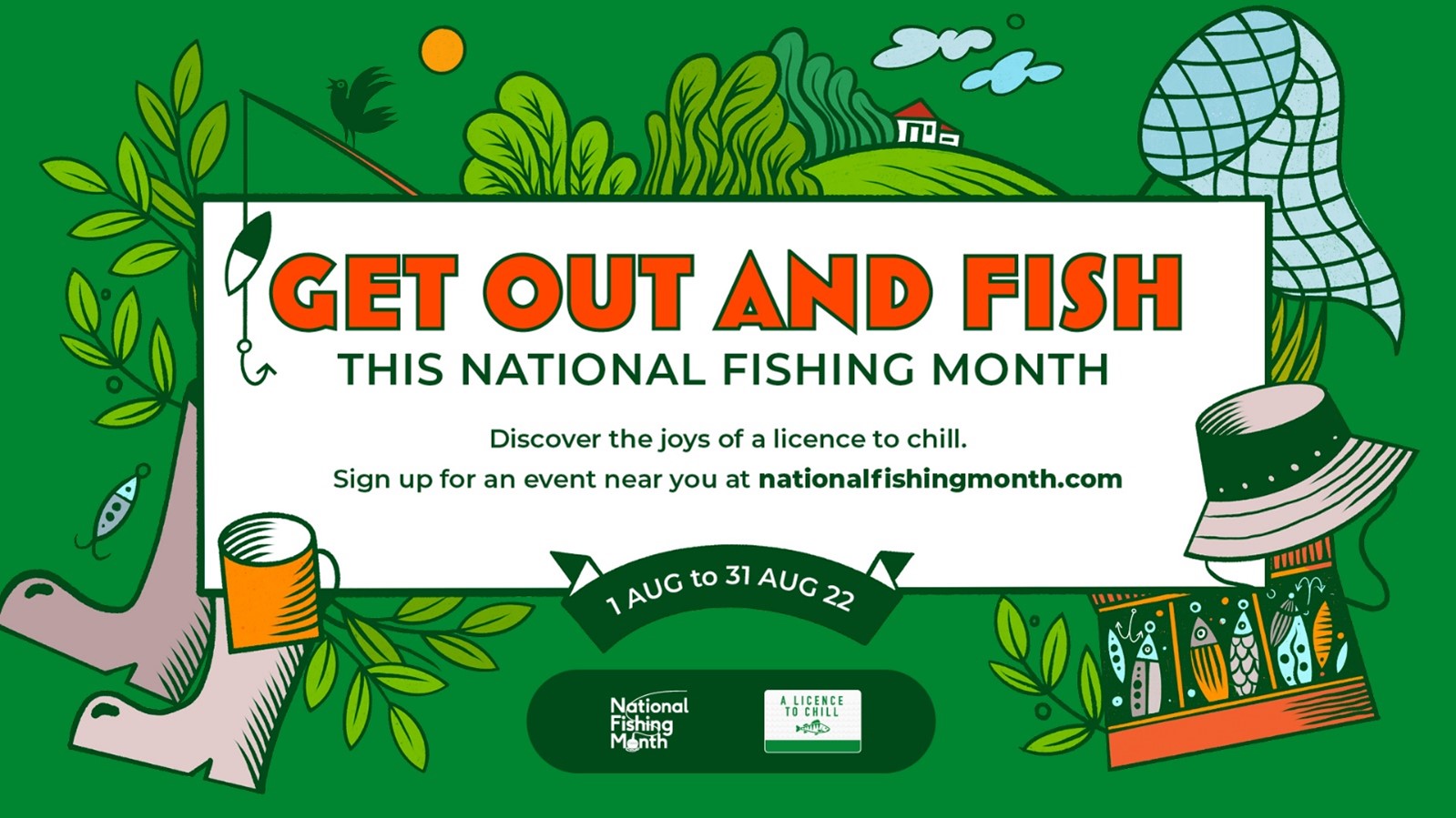 National Fishing Month is BACK for 2022 - Get EVERYONE Fishing