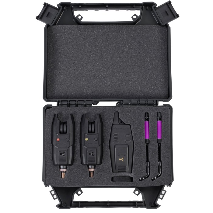 Korum KBI-R 2 Rod Alarm Presentation Set In Case
