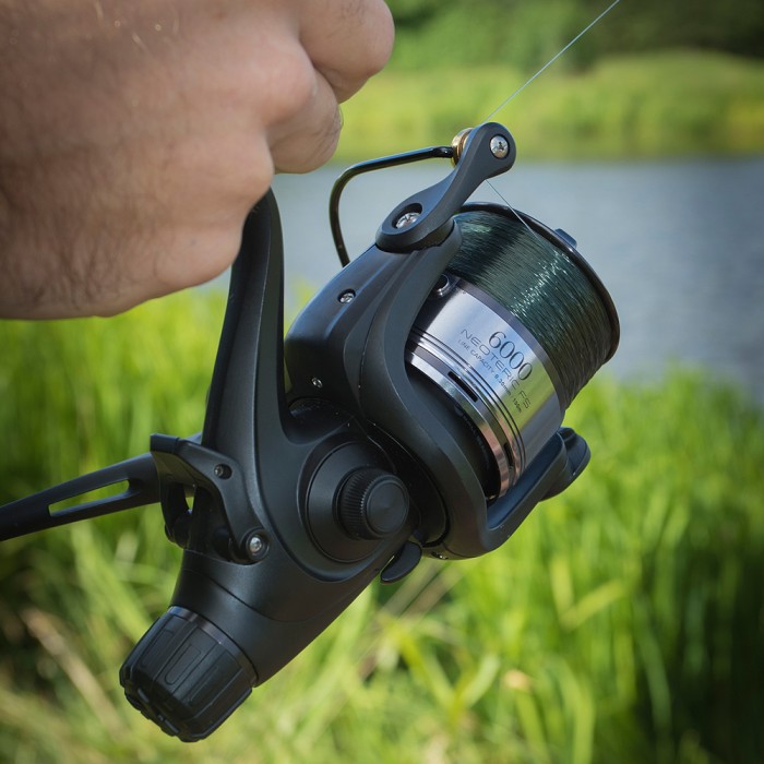 Korum Neoteric Freespool Reel 6000 in use