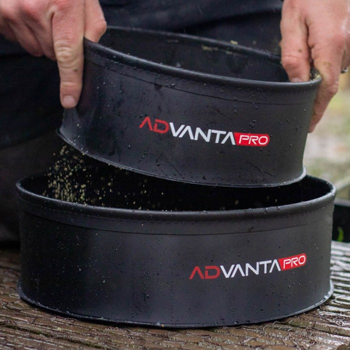 Advanta Pro EVA Round Ground Bait Bowl & Riddle In Use 1